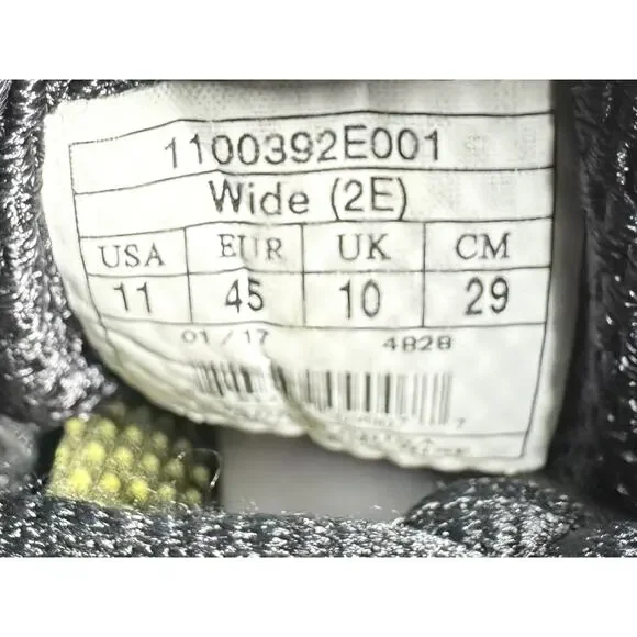 Men's Brooks Addiction Walker Black Walking Shoes Sz 11 2E (Wide) Athletic Gym - Picture 9 of 9